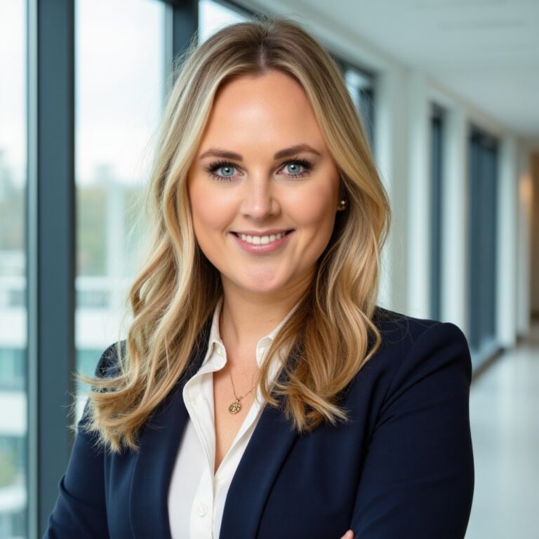 headshot of danielle pyle, operations associate at fraction force strategies